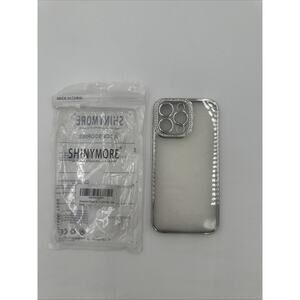 Fycyko Clear Phone Case for iPhone 14 Pro Max with Glitter Diamond. Read